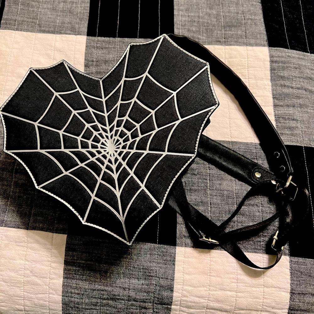 Spider Web Heart Backpack